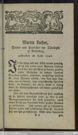 Martin Luther, ...