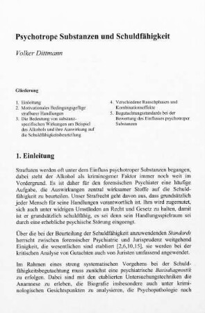 79-90, Psychotrope Substanzen und Schuldfähigkeit