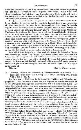 59-60, J. Classen. Vorlesungen über moderne Naturphilosophen. 1908
