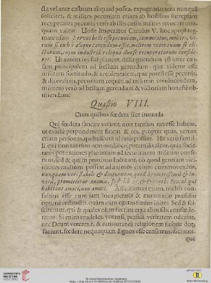 Quaestio VIII
