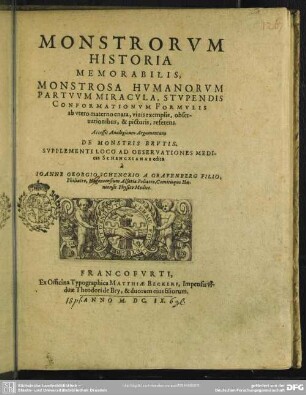 Monstrorum historia memorabilis