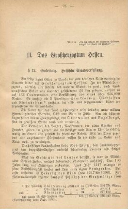 II. Das Großherzogtum Hessen
