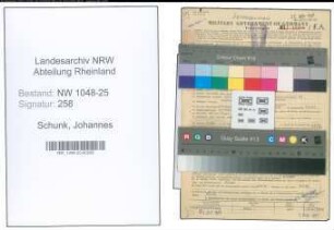 Entnazifizierung Johannes Schunk , geb. 20.05.1914 (Werkmeister)
