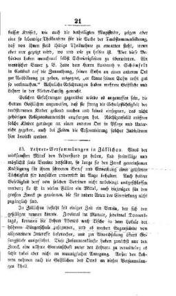 Lehrer-Versammlungen in Züllichau