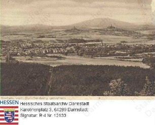 Gießen, Ansicht vom Schiffenberg aus