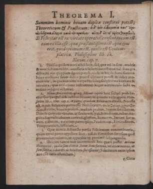 Theorema I. - IV. Et Postremum.