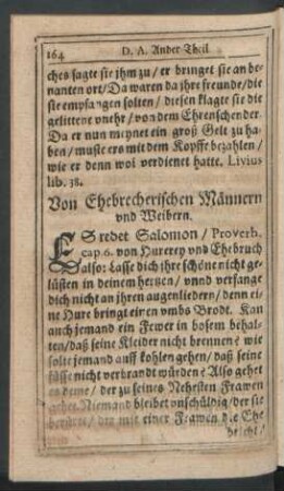 Von Ehebrecherischen Männern und Weibern.