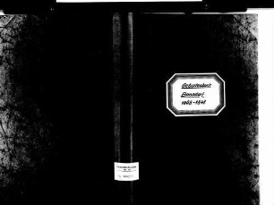 Bonndorf im Schwarzwald WT; Katholische Gemeinde: Geburtenbuch 1810-1841
