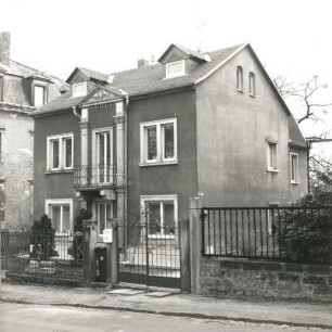 Dresden-Trachenberge, Döbelner Straße 3. Wohnhaus (1888). Straßenansicht