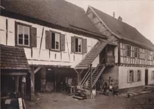 Fachwerk. Bauernhof
