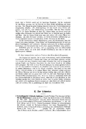 Zur Litteratur