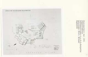 Jugendzentrum, Bandung (Diplomarbeit bei Willy Kreuer): Lageplan 1:500