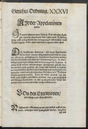 Ayd der Appelationen halben.