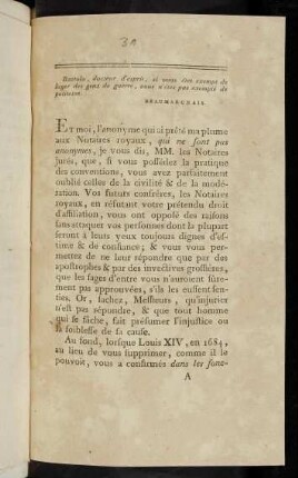 Bartolo, docteur d'esprit, si vous êtes exempt de loger des gens de guerre, vous n'êtes par exempté de politesse, Beaumarchais