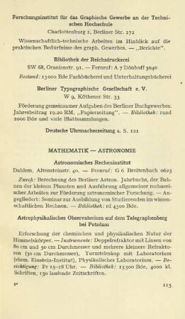 Mathematik - Astronomie