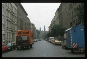 Diapositiv: Muskauer Straße, 1986
