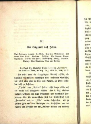 IX. Von Singapore nach Yeddo.