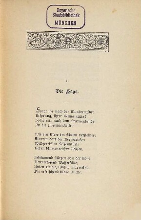 Die schöne Melusine : Märchen in zwölf Gesängen ; (zu M. v. Schwind's Aquarellen-Cyclus)