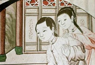 Tapeten mit Chinoiserien