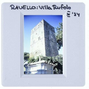 Ravello, Villa Rufolo : Wohnturm Torre Maggiore