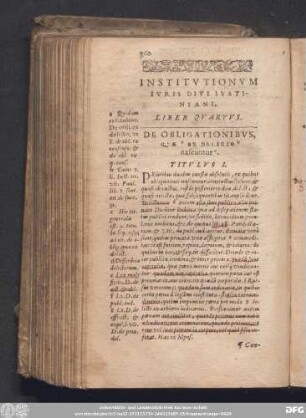 De Obligationibus, Quae Ex Delicto nascuntur. Titulus I.