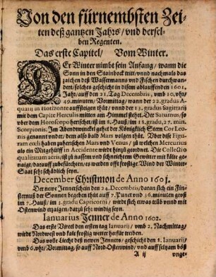Prognosticon astrologicum, oder Praktica auf des Jar ... 1602
