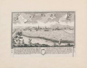 Ansicht von Philippsburg um 1734