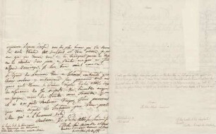 Dorothea von Württemberg an Karoline Luise von Baden (Montbéliard)