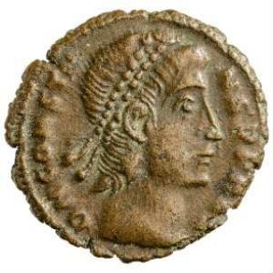 Münze, Aes 4, 347 - 348 n. Chr.