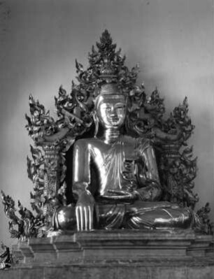 Reisefotos Indien. Sitzende Buddhafigur