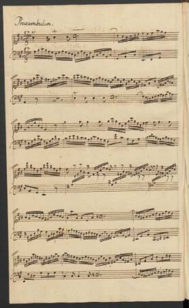 Inventionen; cemb; A-Dur; BWV 783