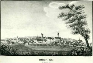 Bretten von der Abendseite