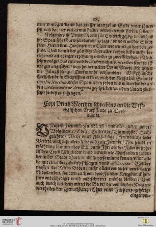 Copi Prinß Morißen schreibens […]