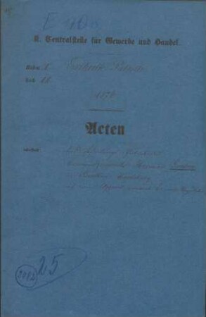 Patent des Kommerzienrats Hermann Gruson in Buckau bei Magdeburg auf einen Apparat genannt Cosinus-Regulator