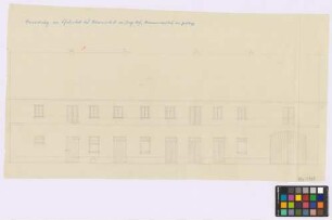 Hermannswaldau ([Landkreis Goldberg]): Berghof. - Pferde- und Schweinestall (Umzeichnung)