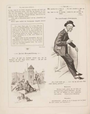 "In der Verzweiflung" "Der verkrachte Lebemann"