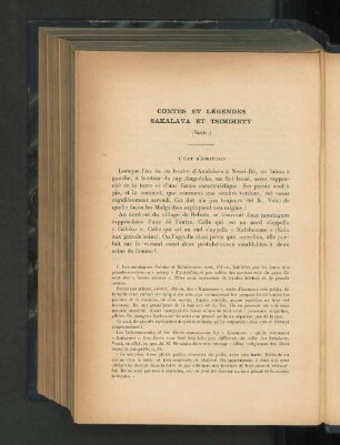 Contes et legendes Sakalava et Tsimihety