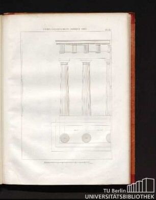 Entre-colonnement dorique grec. Pl. 37.