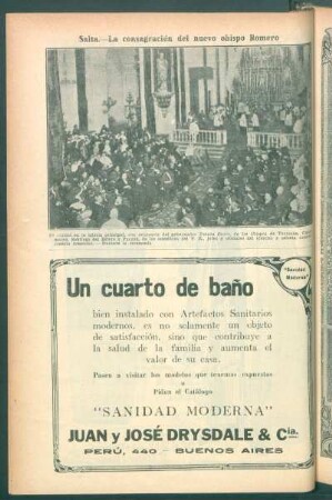 Salta.- La consagración del nuevo obispo Romero