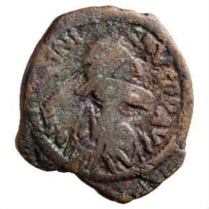 Münze, Halbfollis, 527 - 537