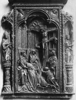Augsburg, Dom, Relief, Kreuzigung