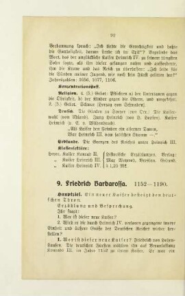 9. Friedrich Barbarossa