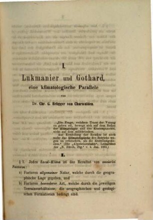 Jahresbericht der Naturforschenden Gesellschaft Graubündens. 10, 10. 1863/64. - 1865