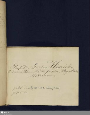 Nr. 91. Hinrichs, Gustav Dethlef