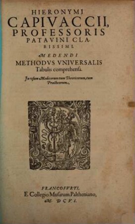 Medendi methodus universalis
