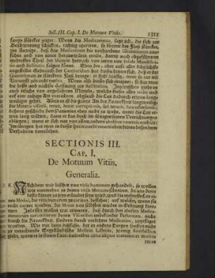 Sectionis III.