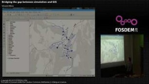 Bridging the gap between simulation and Gis