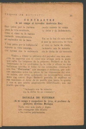 Contrastes : (A mi amigo el trovador Ambrosio Río)