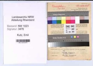 Entnazifizierung Emil Kutz , geb. 19.03.1905 (Ingenieur)