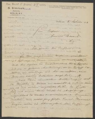 Brief an Ferruccio Busoni : 05.09.1903